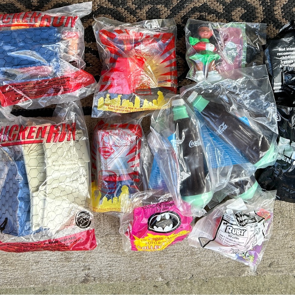 1990's - early 2000's McDonald's and Burger King toys lot of 14